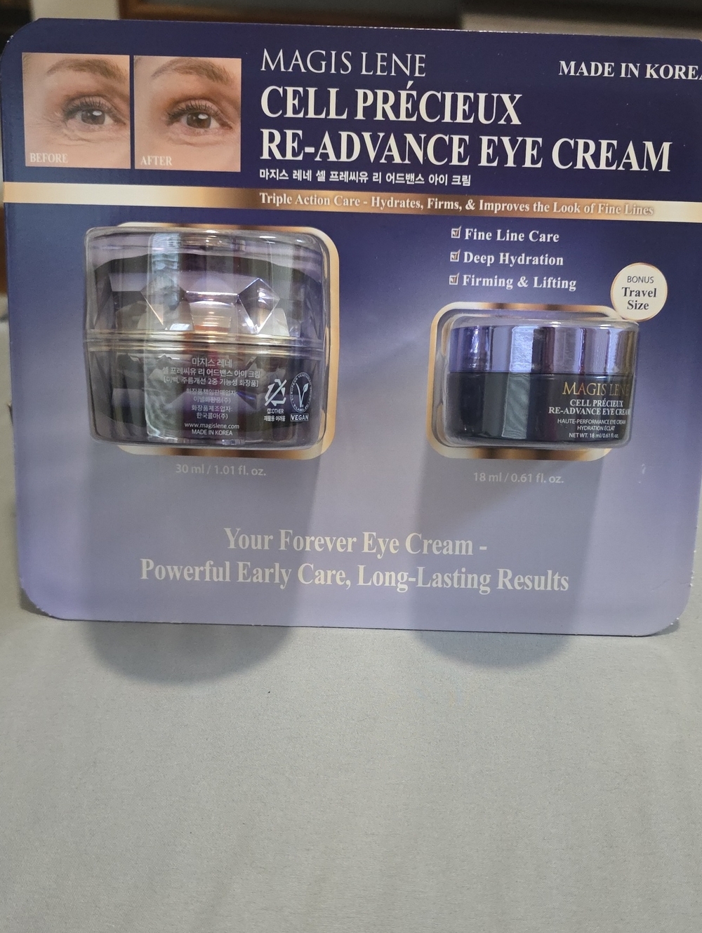 Cell Précieux Re-Advance Eye Cream - Purple